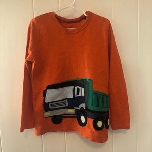 Mini Boden Vehicle appliqué T-shirt